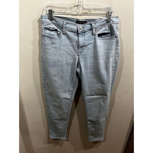 Banana Republic Jeans Women's Size 29/8 Skinny Fit Light Wash Blue Denim - Picture 1 of 8